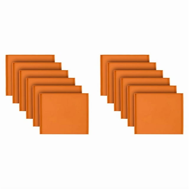 LOVEVER 12X Silicone Dehydrator Trays for Making Fruit Leather Non Stick with Raised Edge Reusable Mats