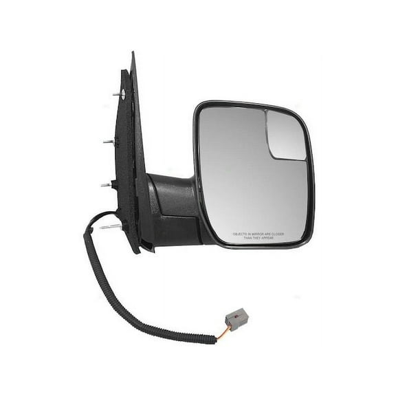 Right Passenger Side Power Mirror - Textured - Sail Type - Compatible with 2010 - 2014 Ford E-350 Super Duty 2011 2012 2013