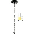 thumbnail image 1 of 1 Ensemble Kit de Canopy Vintage Suspension Luminaire Chaîne Plaque de Plafond Robuste, 1 of 8