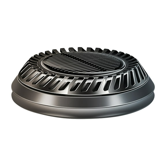 SNGMN Solar Powered Car Diffuser Air Freshener - Long Lasting Car Aromatherapy Accessories with 5ml Essential Oil, Beech Wood Ring & Exquisite Alloy Design