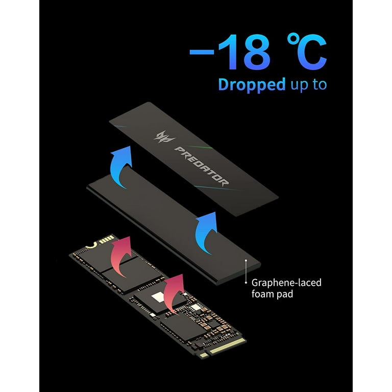 Acer BL.9BWWR.107 Predator GM7000 4TB 7400 RPM NVMe Gen4 Acer BL.9BWWR.107 Predator GM7000 4TB 7400 RPM NVMe Gen4