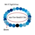 thumbnail image 3 of EOEMY 2X Couples His And Hers Bracelet Colorful Gem Agate & Weathering Agate Bracelets-3-Women, 3 of 3