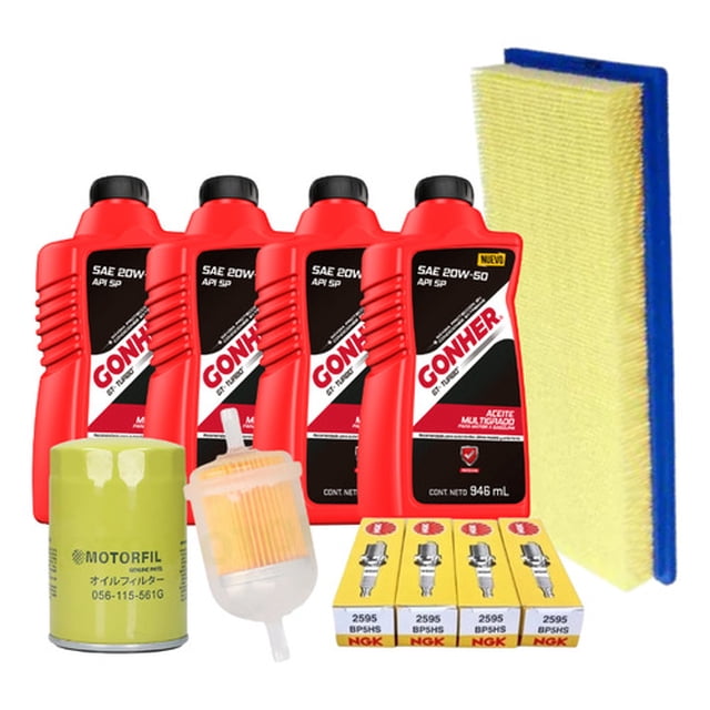 Kit De Afinacion Vw Sedan 1974-1992 1.6 Aceite Gonher 20w50