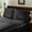 Black, variant on Home Soft Things Silky Satin 4 Piece Bed Sheet Set - Champagne - King