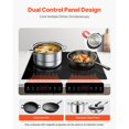 thumbnail image 2 of 1800W 2 Burner Induction Cooktop Electric Countertop Burner Touch Control, 2 of 6