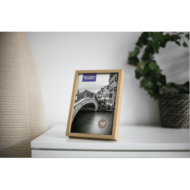 Better Homes & Gardens 5x7 Gold Tabletop Picture Frame
