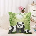 thumbnail image 2 of MKHERT Pandas Pillow Covers Pillowcase Throw Pillows 18x18 inch, 2 of 2