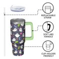 thumbnail image 3 of Halloween Cup, Skull Spider Tumbler with Handle and Straw 30oz, Spooky Coffee Travel Mug Gift, 3 of 5