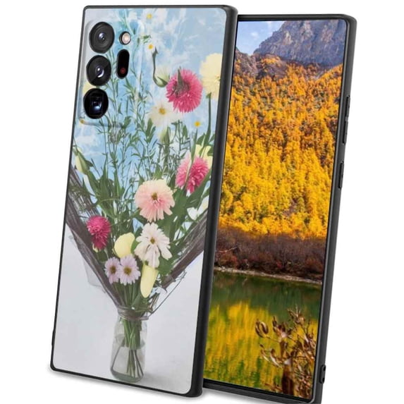 Flowers-Protective Phone Case, Degined for Samsung Galaxy Note 20 Ultra 5G Case Men Women, Flexible Silicone Shockproof Case for Samsung Galaxy Note 20 Ultra 5G