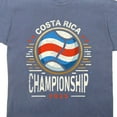 thumbnail image 2 of Team Gear Vintage Costa Rica CONCACAF Gold Cup Graphics 2025 Soccer Game Ball Sports Country Flag on Marino Vany Navy Adult T-Shirt-XXL, 2 of 5