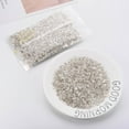 thumbnail image 2 of 1Pound Plated Glass Bugle Beads Metallic Colours Floral White 6~7x2mm Hole: 1mm 10000pcs/Pound, 2 of 5