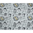 thumbnail image 5 of oneOone Polyester Lycra Sky Blue Fabric English Breakfast Sewing Craft Projects Fabric Prints By Yard 56 Inch Wide, 5 of 5