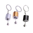 thumbnail image 1 of 3 Pcs Simulation Car Modification Gear Shaped Pendant Keyring Keychain for Handbag Phone Pendant (Black/Silver/Golden), 1 of 9