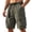Army Green, variant on Mens Quick Dry Cargo Shorts Relaxed Fit with Zipper Pockets - Lightweight Outdoor Hiking Shorts with Belt, Army Green,Size M
