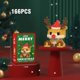 thumbnail image 1 of Regalos de Navidad Micro bloque de construcción Santa Claus Reno Nochebuena rompecabezas montaje ladrillos mesa niños Navidad Año Nuevo, 1 of 5