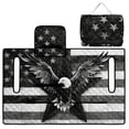thumbnail image 5 of Whosucclay Eagle Star US Flag Print Seat Towel Cover, Portable 4 Convenient Pockets Club Car Seat Covers for EZGO Icon Club Car Ds Precedent Tempo, 5 of 9