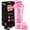 Pink, variant on VELOMIX Rechargeable Electric Protein Shaker Bottle with USB-C Cable, 24 fl oz, Clear