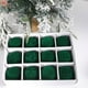 thumbnail image 3 of Flocking Christmas 6cm12pcs Boxed Christmas Tree Pendant Plastic Painted Velvet Holiday Decorations, 3 of 6