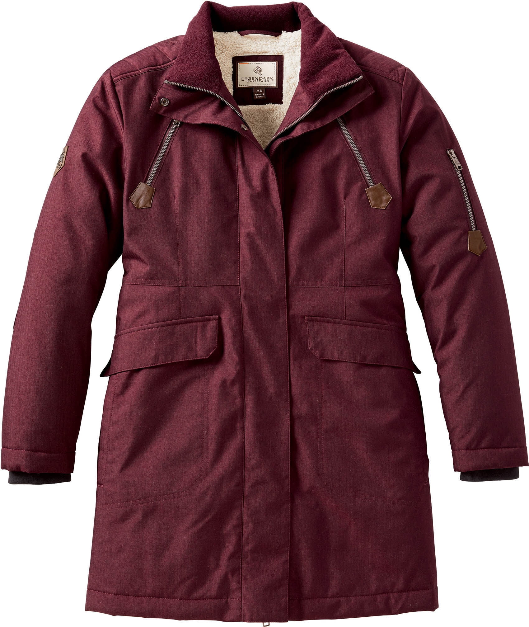 Camicia In Pile Trail Guide Per Donna – Legendary Whitetails, Bottoni E Motivo Scozzese