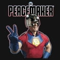thumbnail image 2 of Men's Peacemaker Hero Peace Sign  Tank Top Black X Large, 2 of 5