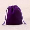 thumbnail image 4 of 10pcs 2 Sizes Packing Drawstring Velvet Pouch Sachet Gift Bag For Jewelry Wedding Things Party Bead Container Storage Wholesale Rose Red Approx 7x9cm, 4 of 6