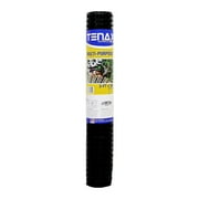 Tenax Lightweight Tangle Free Mesh Multi-Purpose Fence Net, 3x50ft, Black