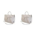 thumbnail image 1 of kurtrusly Carry Everything In Style With Chic Crossbody Bag Multifunctional Bag Tote Bags creamy white 2Set, 1 of 6