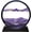 Purple, variant on 3D Dynamic Sand Art Liquid Motion, Moving Sand Art Picture Round Glass 3D Deep Sea Sandscape in Motion Display Flowing Sand Frame Relaxing Desktop Home Office Work Decor (12“, Purple)