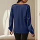 thumbnail image 5 of Pantalones deportivos para mujer,Blusa informal de manga larga para mujer, cuello redondo, poliéster, largo regular, para uso diario, sopatenor, 5 of 8