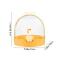 thumbnail image 3 of Small Pet Travel Carrier Portable Bird Cage For Small Feathered Pet, 3 of 7