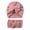 Pink, variant on AJGRHE Cozy Winter Kids Hat And Bow Headband For And Toddlers Soft Warm Lined Cap With Cute Bow Design 2 Piece For Autumn And Winter Light Pink 0-36 Months