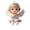 K, variant on Adorable 2D Angel Doll Acrylic Pendant Car Rearview Hanger Perfect Festival Gift/ Christmas Angel Pendant T