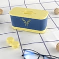thumbnail image 4 of Yuarrent Caja de limpieza de alta frecuencia con ventosa para el hogar, anteojos de escritorio, joyería, anillo, cadena, soporte dental, lavadora Suministros de limpieza para el hogar Azul Yuarrent HA009798-02B, 4 of 6