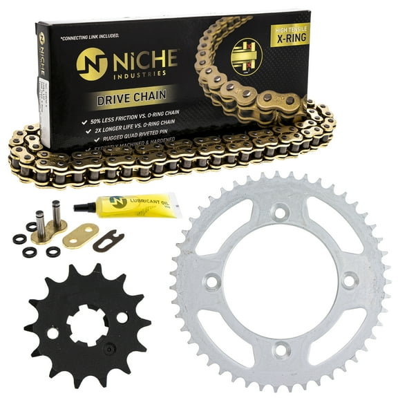 Niche Sprocket Chain Set for Suzuki RM85 14/47 Tooth 428 X-Ring Motorcycle MK1004905