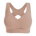 thumbnail image 6 of Sports Bras for Women V Neck Side Support Racerback Seamless Push Up Bralette Workout Yoga Bras, 6 of 6