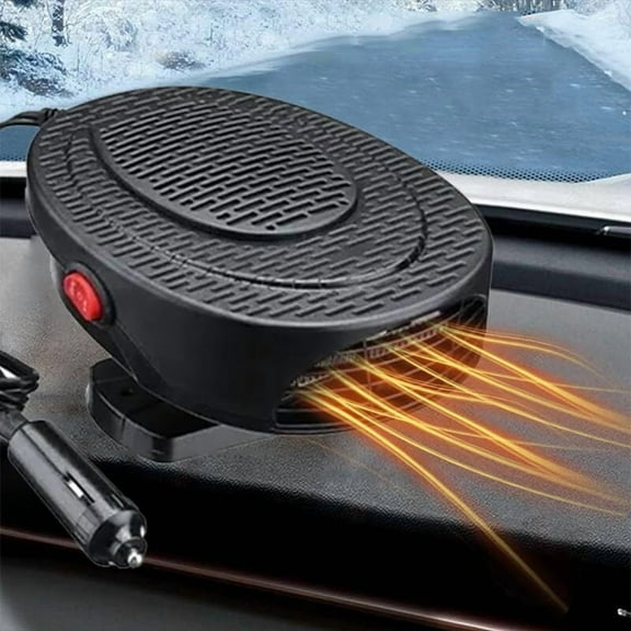 Car Heater Winter Car Defogger Kit 2 In 1, 12V 150W Portable Auto Heater Fan That Plug Into Cigarette Lighter Car Defroster, Fast Heating/Cooling Car Demister For Car