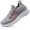 Gray, variant on Women's Walking Shoes Breathable Slip on Athletic Tennis Sneakers