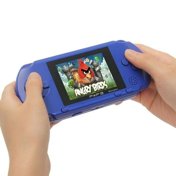 PXP3 Portable Handheld Video Game System, Blue, 150 Plus Games
