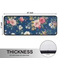 thumbnail image 5 of Kitchen Rugs Sets Of 2,Pioneer Flower Floral Print Pattern Anti Fatigue Kitchen Mat Rugs Non Slip Washable,Decorative Kitchen Floor Mats for Kitchen,Sink,Laundry,17"x47"+17"x47", 5 of 5