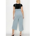 thumbnail image 4 of Women Casual Bib Loose Fit Adjustable Spaghetti Strap Cropped Pants Jumpsuits Sleeveless Romper Jumpsuit, 4 of 5