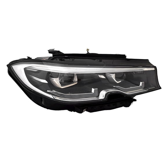 Lampe de Tête RH LED CHROME avec Lampes Adaptatives avec LOGO O Remplacement pour BMW 330I XDRIVE Berline 2019-2022 2020 Pcs Lien Numéro BM2503197