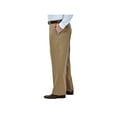 thumbnail image 2 of Haggar Men's Big & Tall Premium No Iron Khaki Flat Pant Classic Fit HC90884, 2 of 8