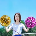 thumbnail image 6 of 4Pcs Cheer Poms Handmade PET Dance Poms Performance Colorful Balls Cheerleading Sports Dance Cheer Pompoms with Handles Type 19, 6 of 9