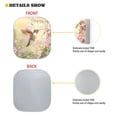thumbnail image 4 of Kuiaobaty Peach Blossom Hummingbird Pattern Automotive Windshield Sunshades Keep Car Interior Cool Auto Front Window UV Protection Sun Shield Cover 2 Pcs for Small Sedans Mini SUVs, 4 of 6