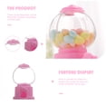 thumbnail image 4 of Plastic Gumball Machines Toys Mini Candy Dispenser Candy Grab Machines Party Favor, 4 of 6