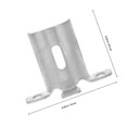 thumbnail image 2 of TABLZONE 2pcs Silver Iron Roller Door Accessory For Blinds Supportive Design at Factory, 2 of 7