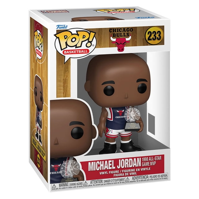 Figura Coleccionable Funko Pop NBA Chicago Bulls Michael Jordan 1998 All Star Game MVP