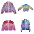 thumbnail image 2 of Zecgelong Girls Sequin Color Coat Sparkly Glitter Jacket For Kids And Teens Fashion Outerwear, 2 of 5