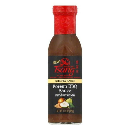 (2 Pack) House of Tsang Korean BBQ Stir-Fry Sauce 11.5 oz. (Best Sauce For Stir Fry Vegetables)