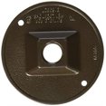 thumbnail image 2 of HUBBELL 5193-7 Cluster Cover 4-1/8 in W Round Metal, 2 of 2